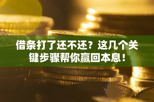 济南借条打了还不还？这几个关键步骤帮你赢回本息！