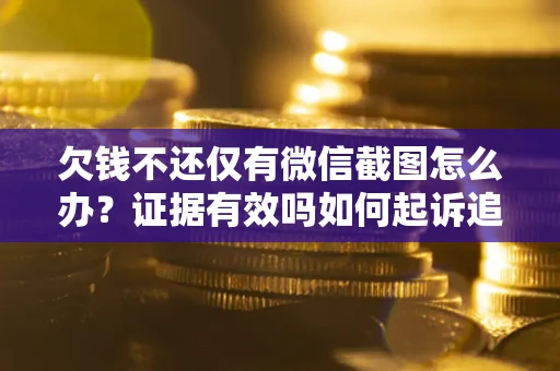 济南欠钱不还仅有微信截图怎么办？证据有效吗如何起诉追回欠款？