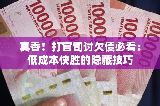济南真香！打官司讨欠债必看：低成本快胜的隐藏技巧
