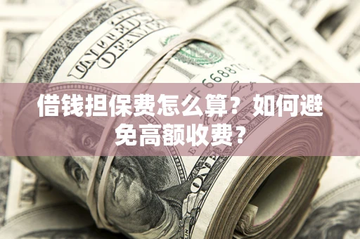 济南借钱担保费怎么算？如何避免高额收费？